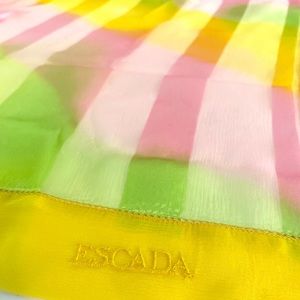Escada Silk Scarf Made In France, 🌟Rare